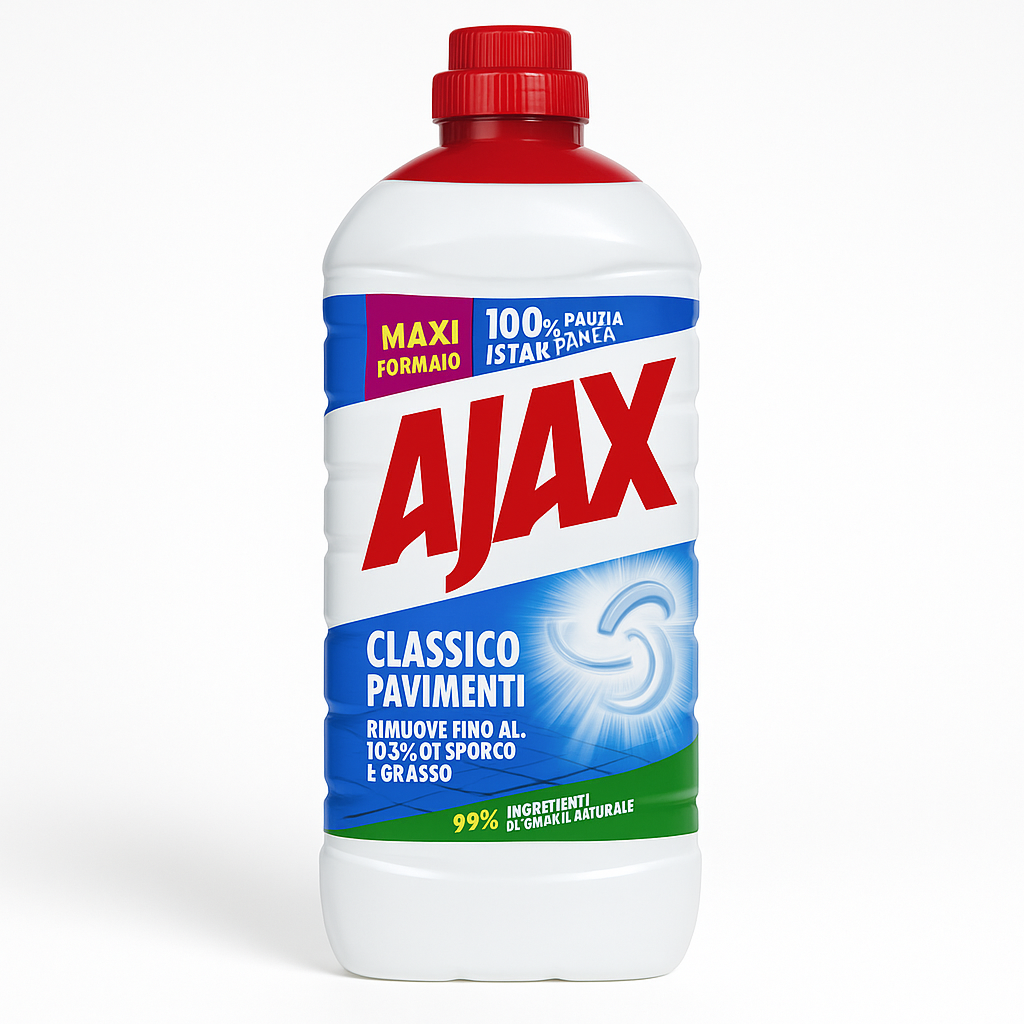 Ajax Classico Pavimenti Maxi Formato Igiene e Freschezza | 1,25 L