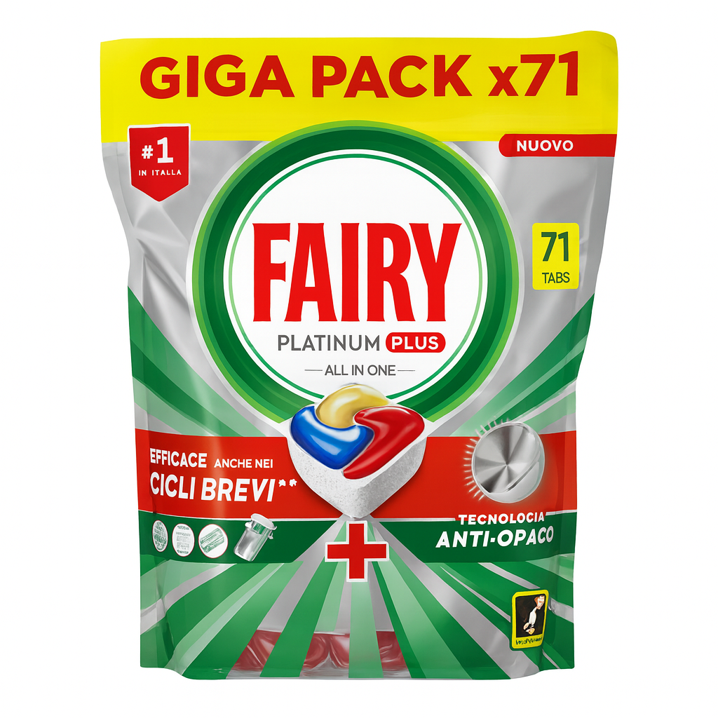 Fairy Platinum Plus All in One Giga Pack | 71 Tabs