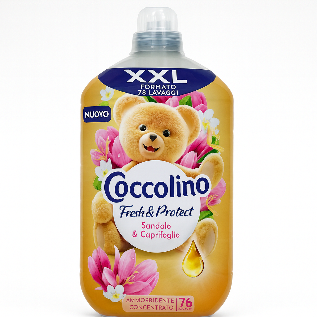 Coccolino Ammorbidente Fresh & Protect Sandalo e Caprifoglio | 76 Lavaggi