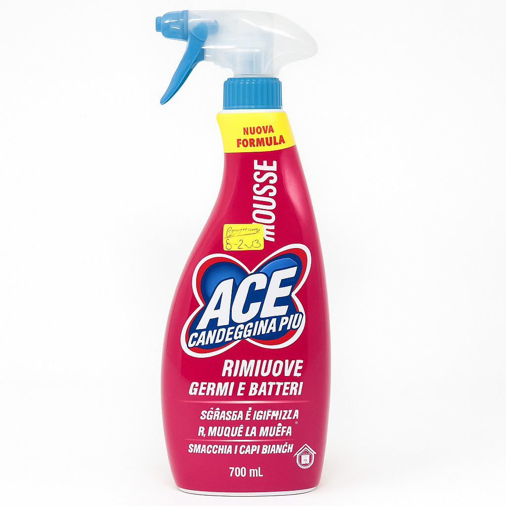 Ace Candeggina Più Mousse Spray | 700 ml