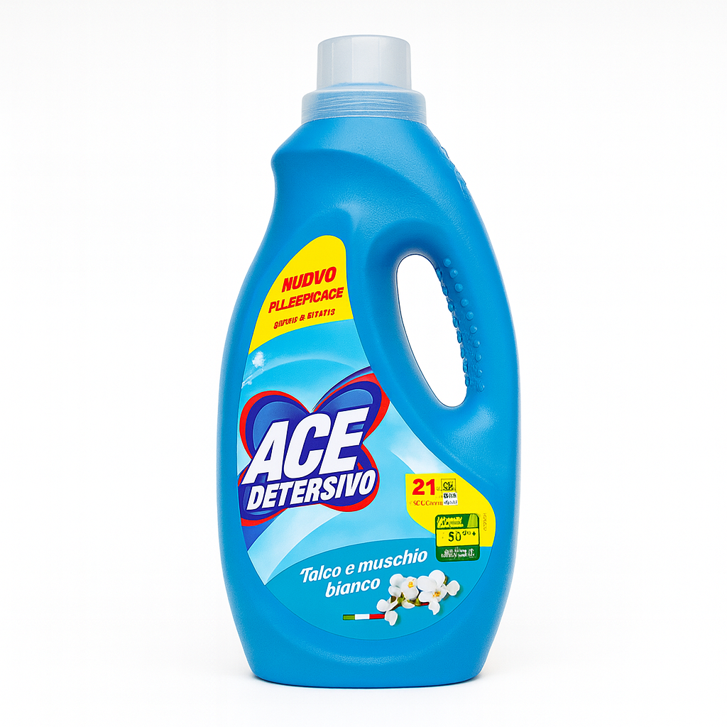 Ace Detersivo Talco e Muschio Bianco | 21 Lavaggi