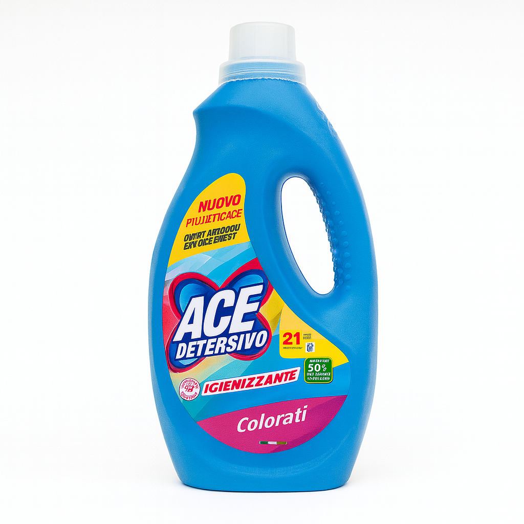 Ace Detersivo Igienizzante Colorati | 21 Lavaggi