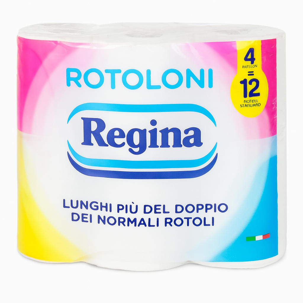Regina Rotoloni Lunghi più del doppio dei normali rotoli | 4 pz