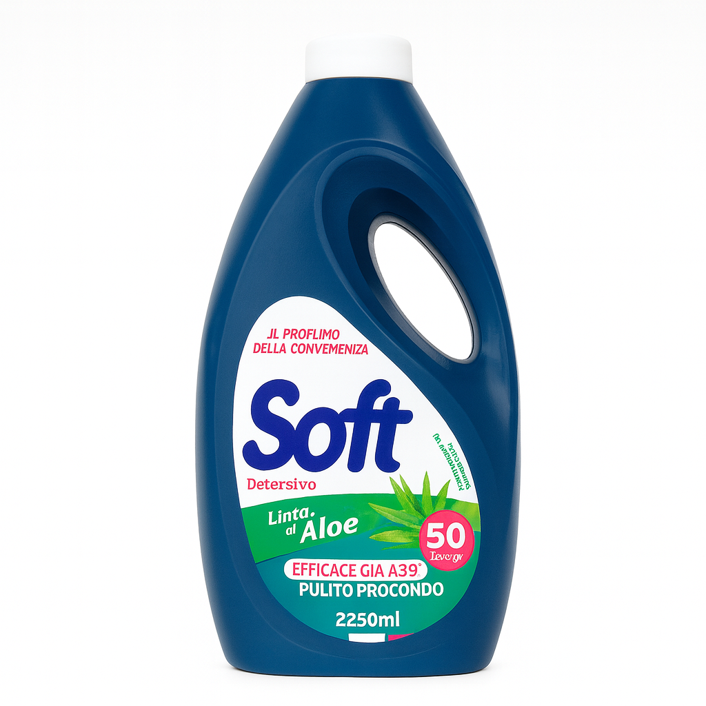 Soft Detersivo Linfa di Aloe | 2250 ml