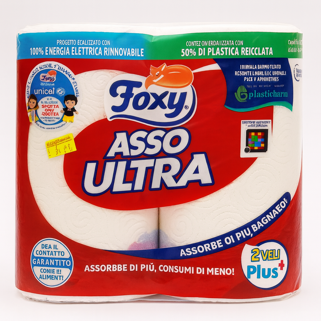 Foxy Asso Ultra 2 Veli Plus | 2 Rotoli