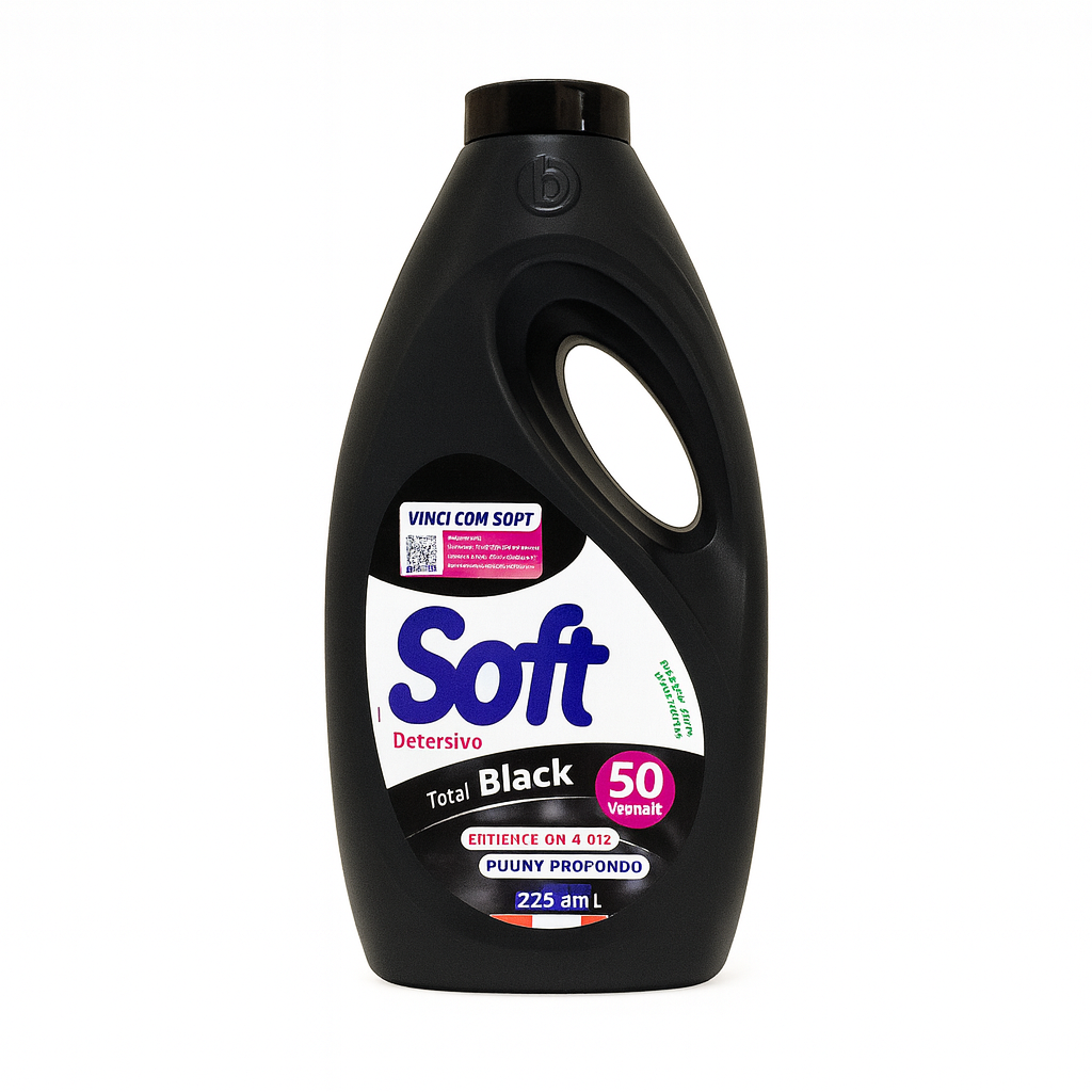 Soft Detersivo Total Black | 2250 ml
