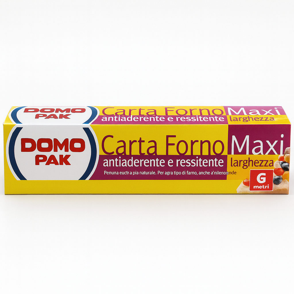 Domopak Carta Forno Maxi Antiaderente e Resistente | 6 m