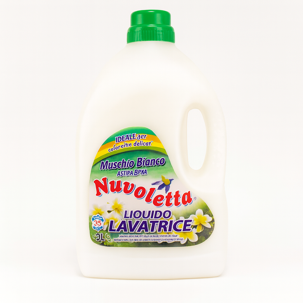 Nuvoletta Liquido Lavatrice Muschio Bianco | 33 Lavaggi