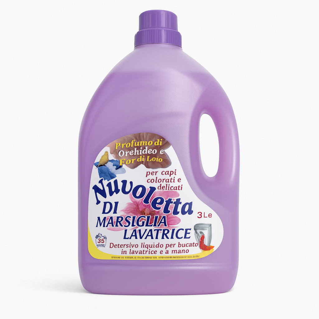 Nuvoletta di Marsiglia Lavatrice Orchidea e Fiori di Loto | 33 Lavaggi