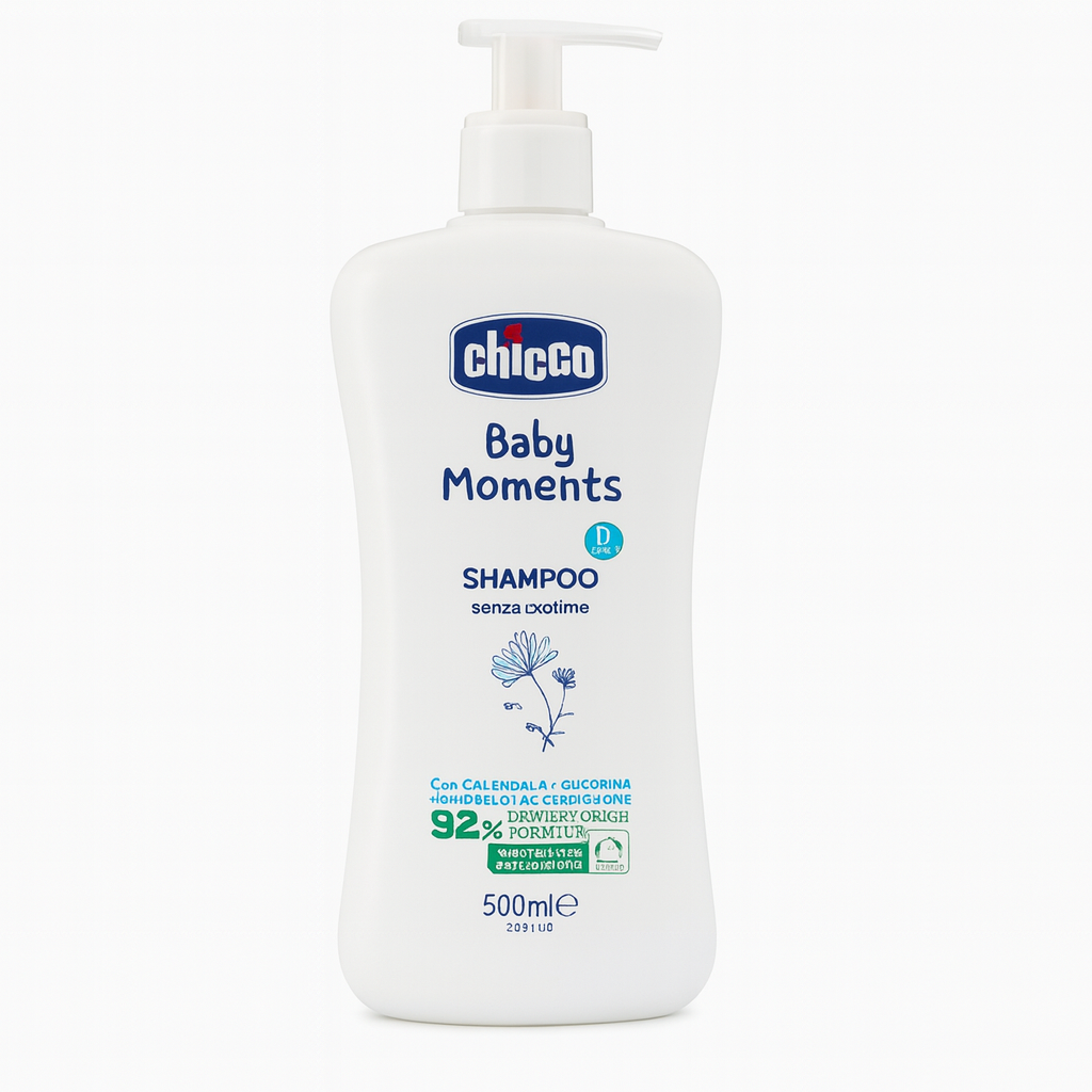 Chicco Baby Moments Shampoo Senza Lacrime con Calendula e Glicerina | 500 ml