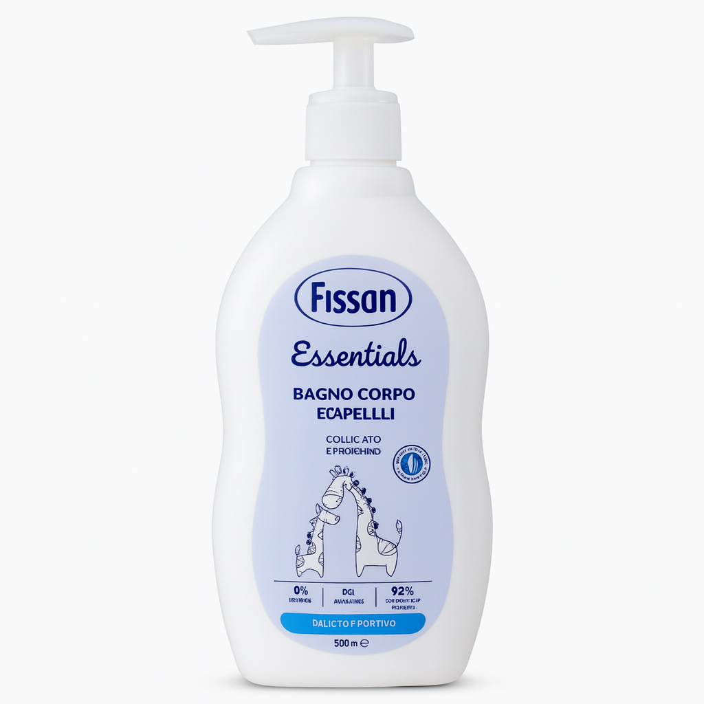 Fissan Essentials Bagno Corpo e Capelli | Delicato e Protettivo