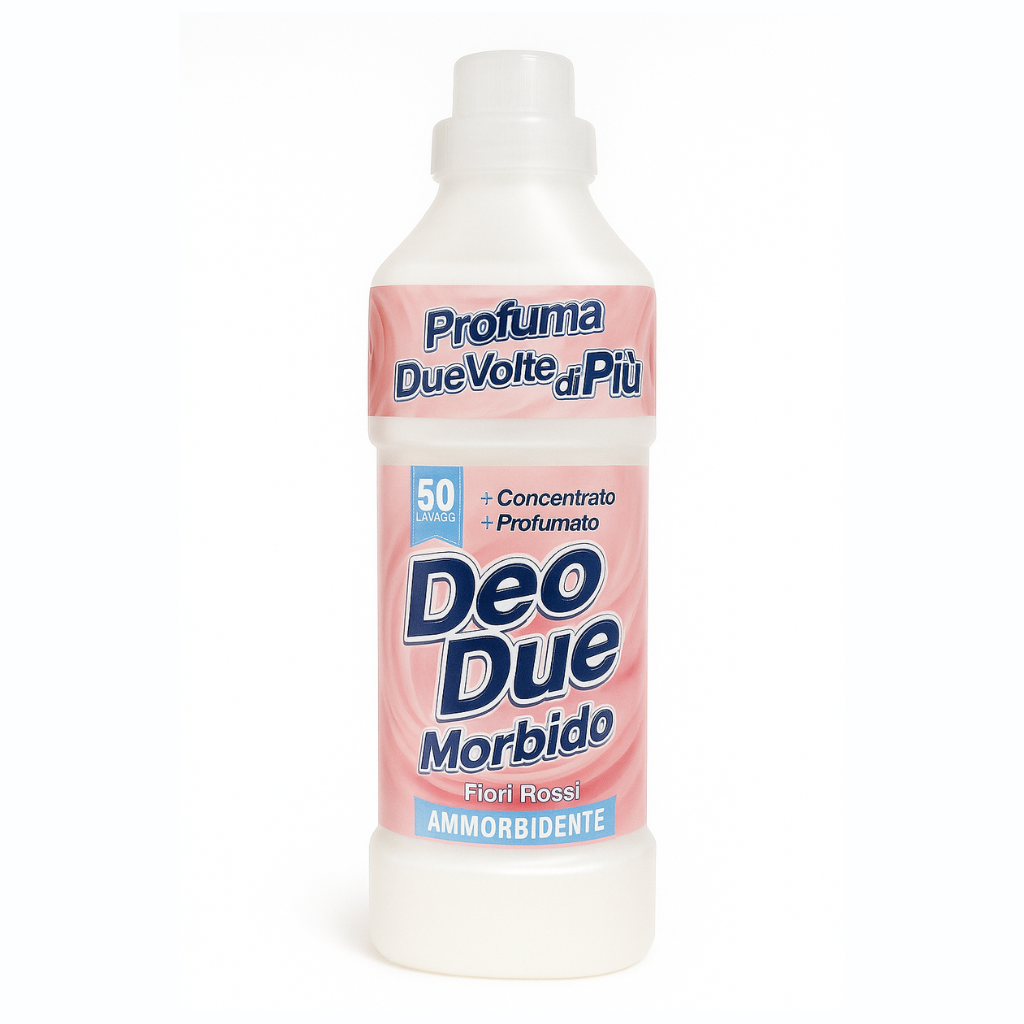 Deo Due Morbido Ammorbidente Fiori Rosa | 50 lavaggi