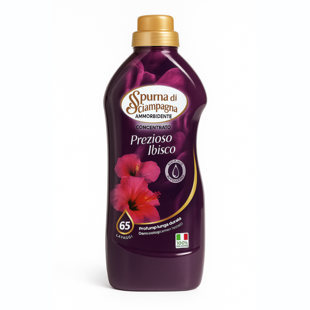 Spuma di Sciampagna Ammorbidente Prezioso Ibisco | 65 lavaggi