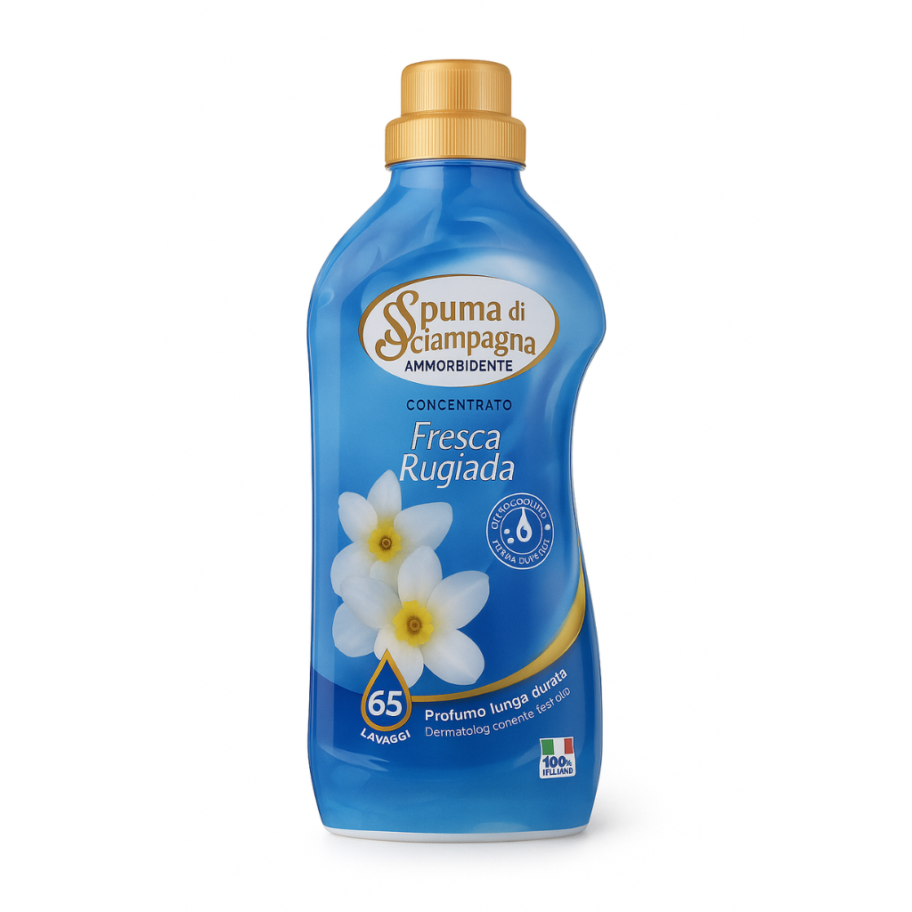 Spuma di Sciampagna Ammorbidente Fresca Rugiada | 65 lavaggi