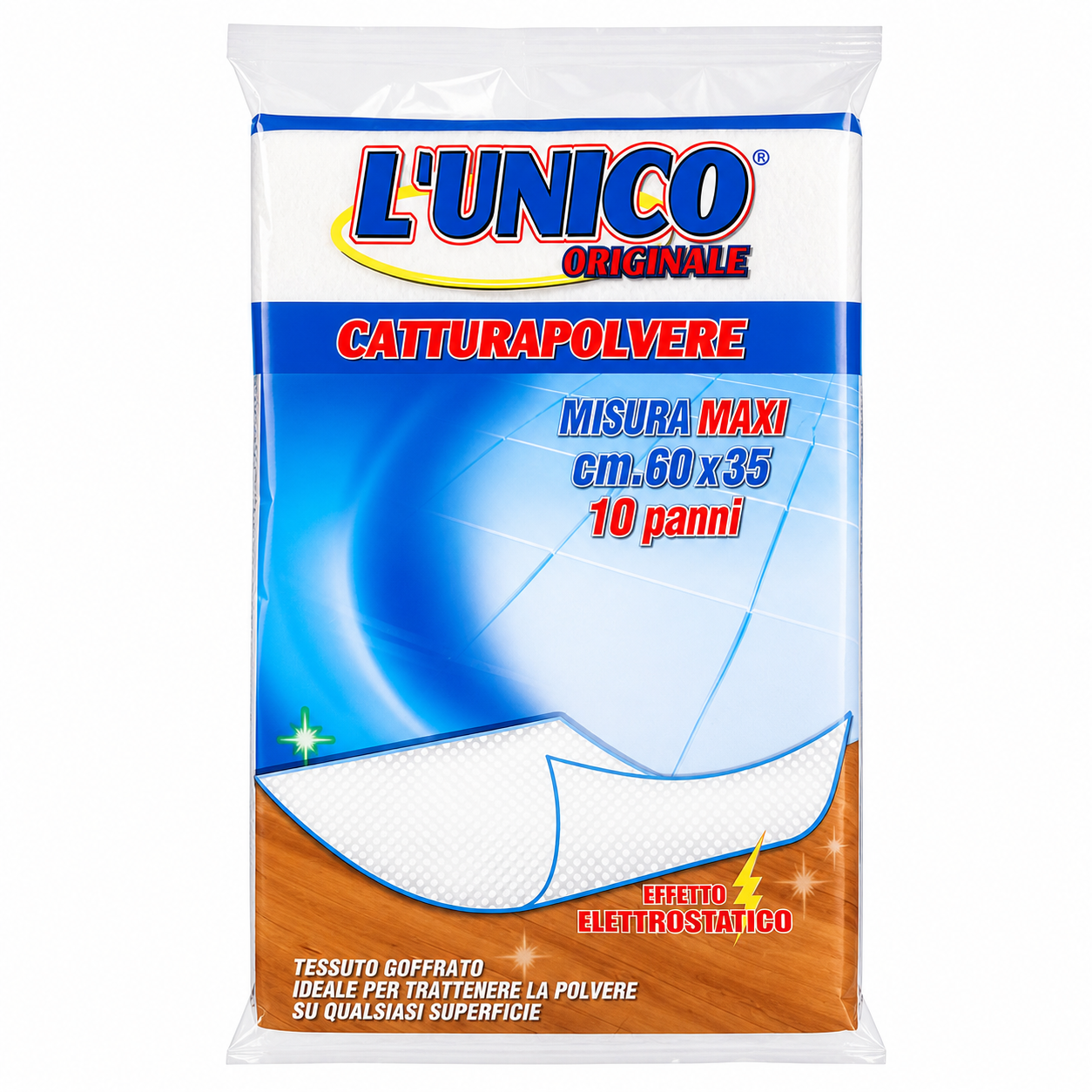 L'Unico Originale Catturapolvere Maxi 10 Panni | 1 confezione