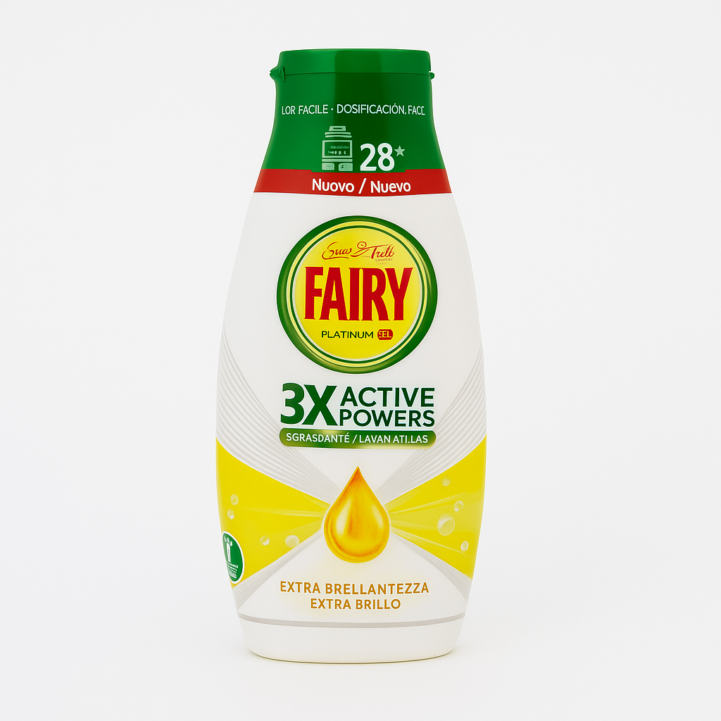 Fairy Platinum Gel Lavastoviglie | 28 Lavaggi