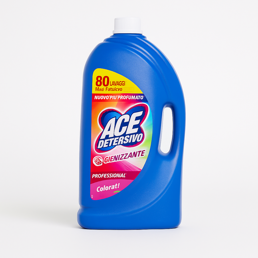 Ace Detersivo Colorati Igienizzante | 80 Lavaggi