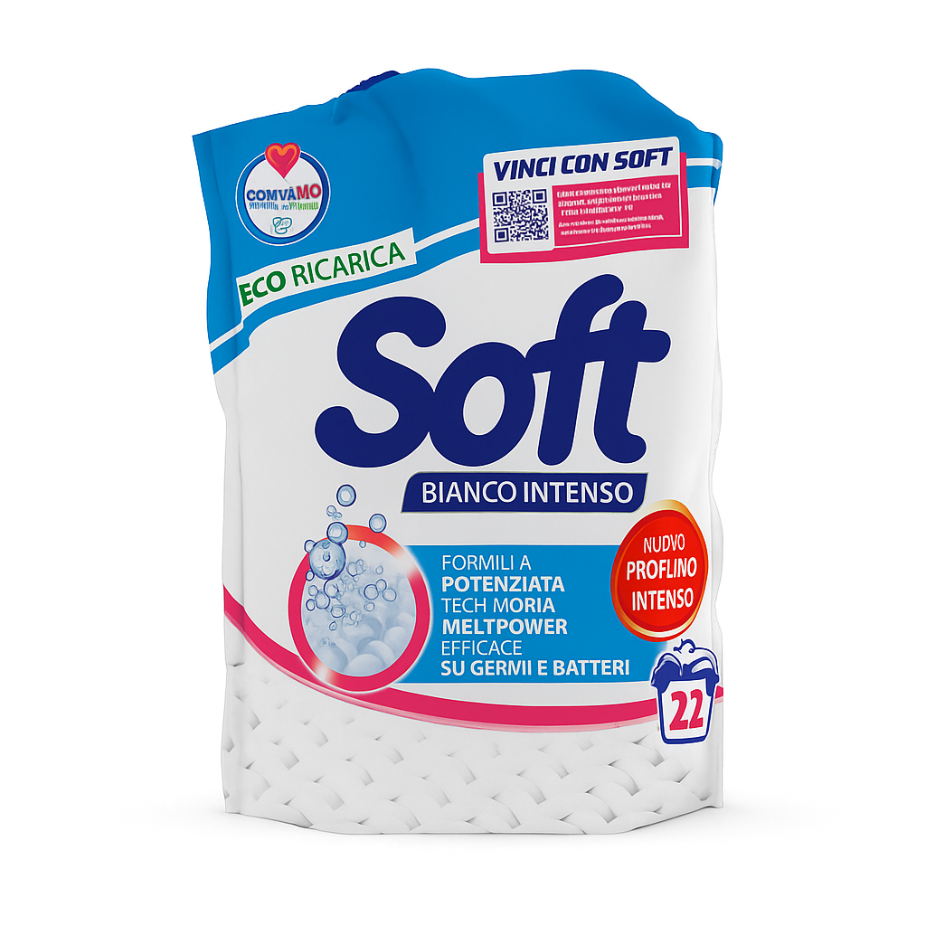 Soft Eco Ricarica Bianco Intenso | 22 Lavaggi