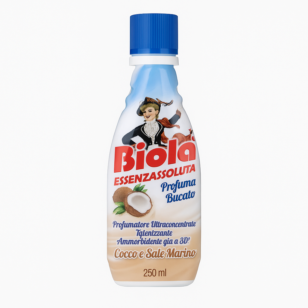 Biolà Essenzassoluta Cocco e Sale Marino | Profumatore Ultraconcentrato 300 ml - 42 lavaggi