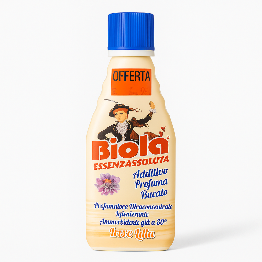 Biolà Essenzassoluta Iris e Lillà | Additivo Profuma Bucato 300 ml - 42 lavaggi