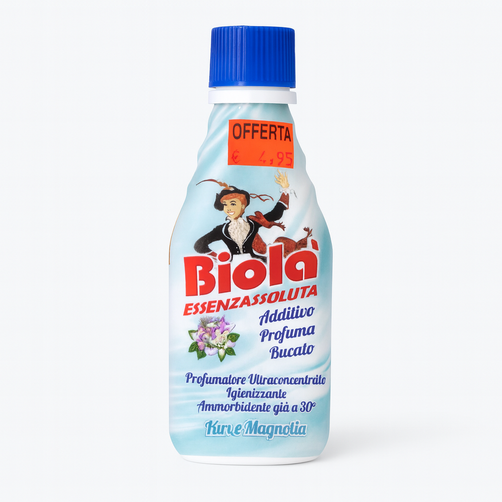 Biolà Essenzassoluta Iris e Magnolia | Additivo Profuma Bucato 300 ml - 42 lavaggi