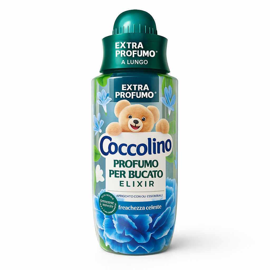 Coccolino Profumo per Bucato Elixir – Freschezza Celeste | 342 ml