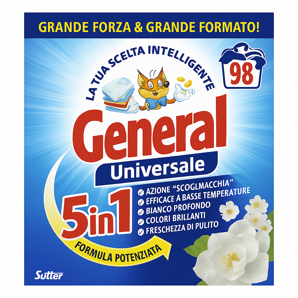 General Universale 5 in 1 | 98 Lavaggi