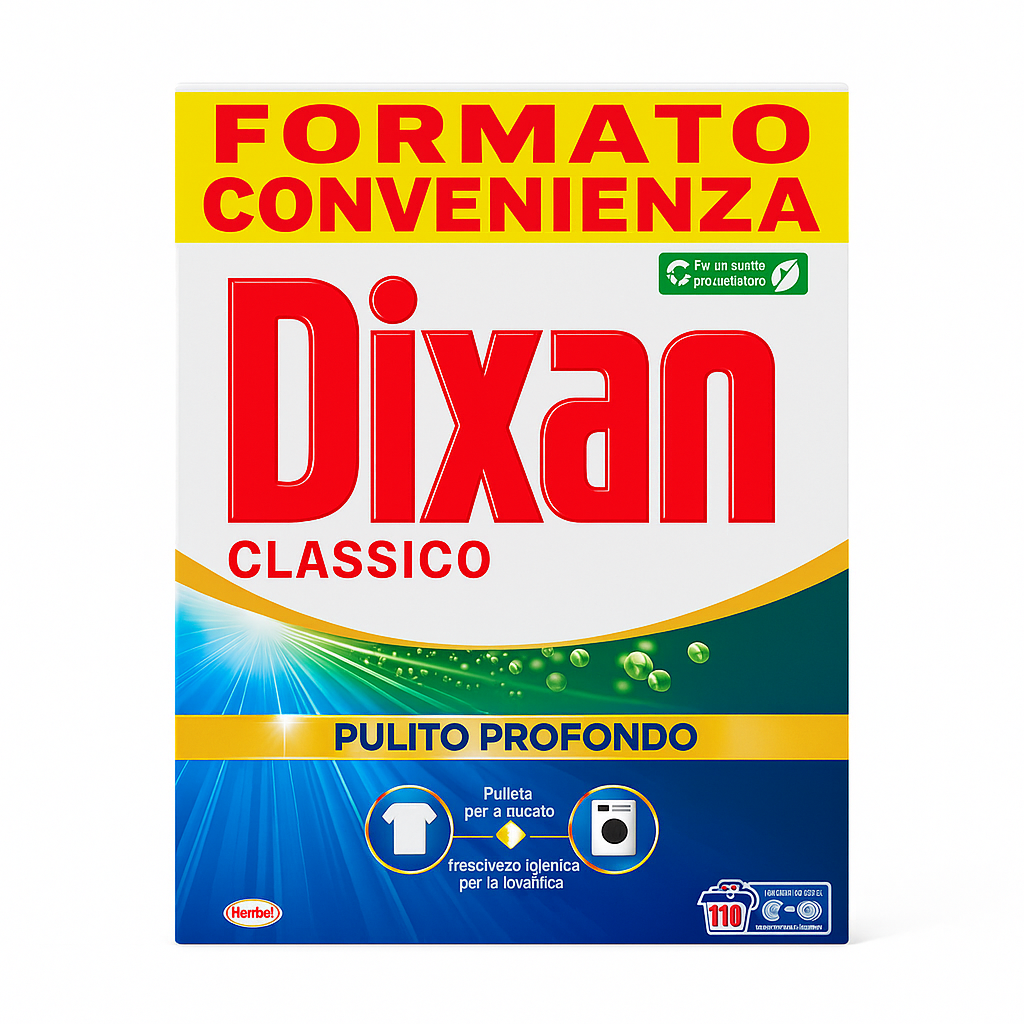Dixan Classico Pulito Profondo | 110 Lavaggi