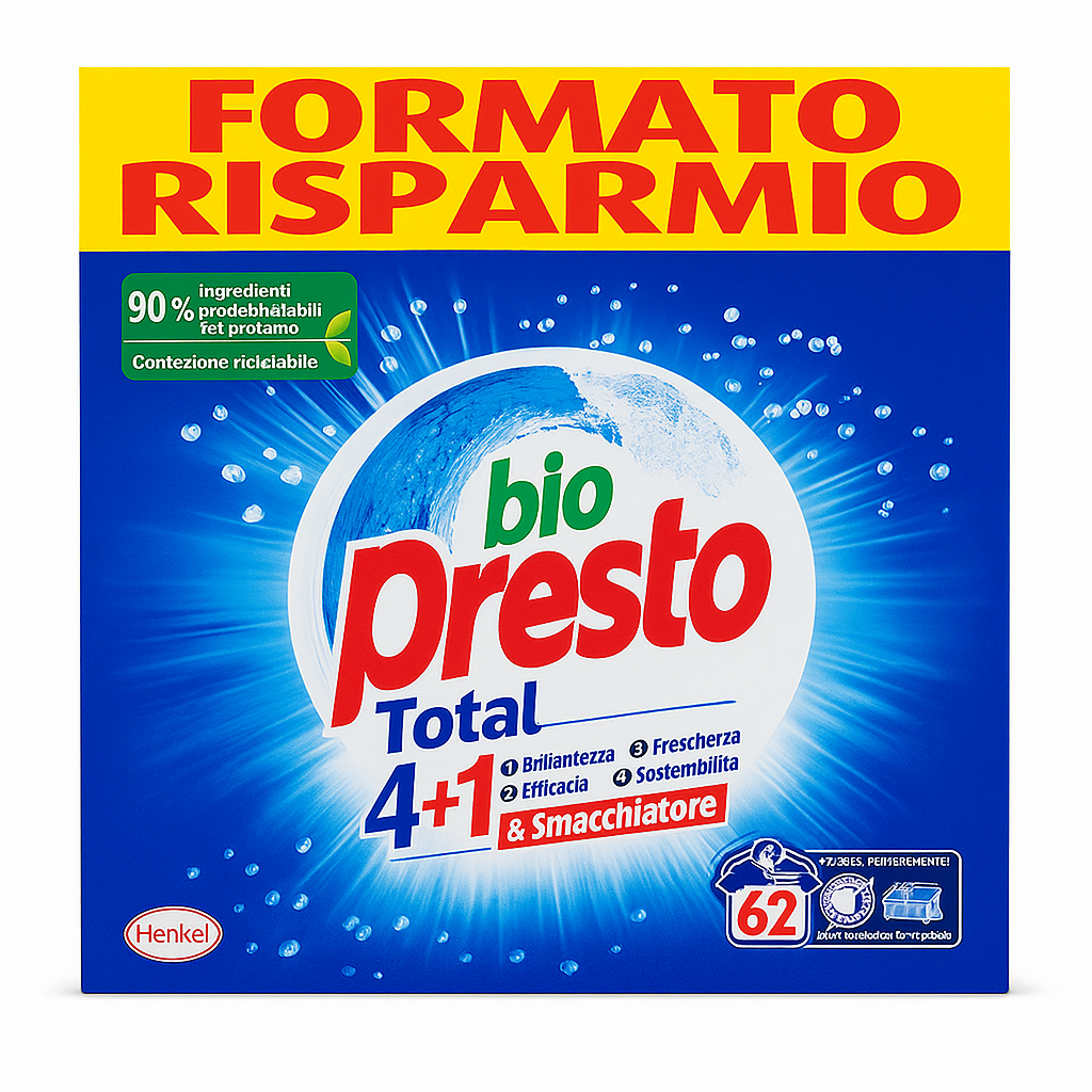 Bio Presto Total 4+1 | 62 Lavaggi