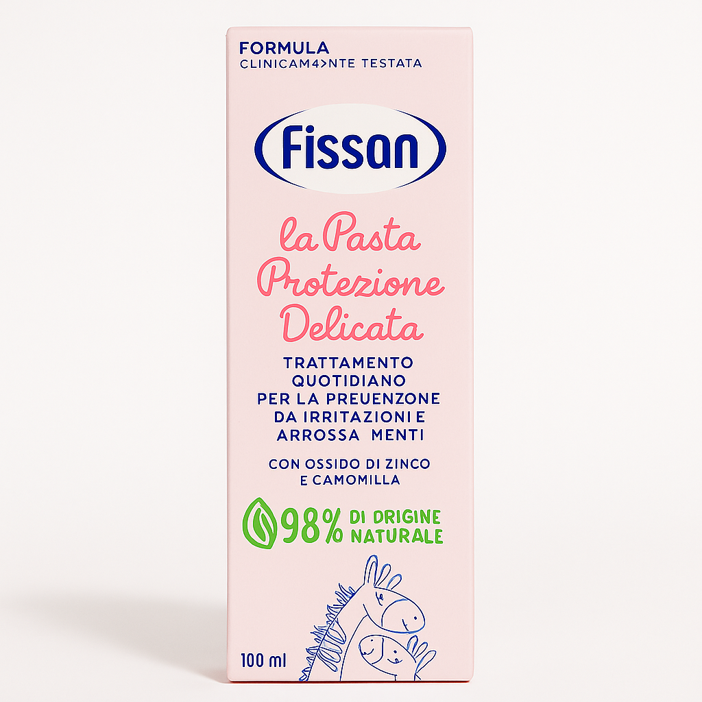 Fissan Pasta Protezione Delicata con Ossido di Zinco e Camomilla | 100 grammi