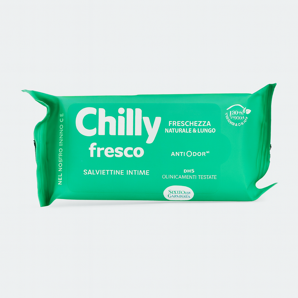 Chilly Salviettine Intime Fresco Anti-Odor™ | Confezione da Viaggio
