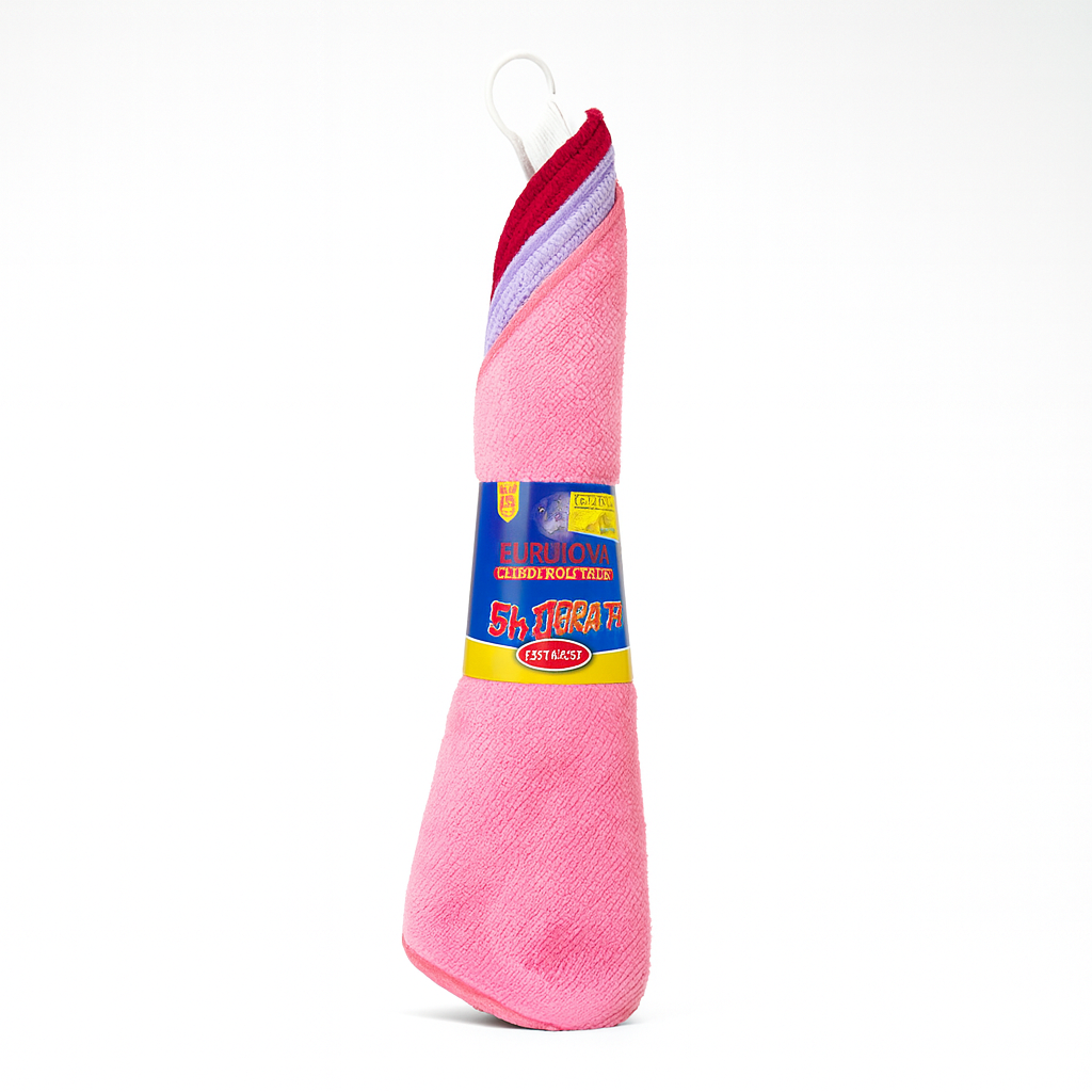 Eurojova Panni in Microfibra Colorati | Set da 4 Pezzi