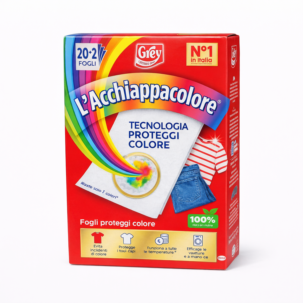 Grey L’Acchiappacolore 20+2 Fogli Proteggi Colore