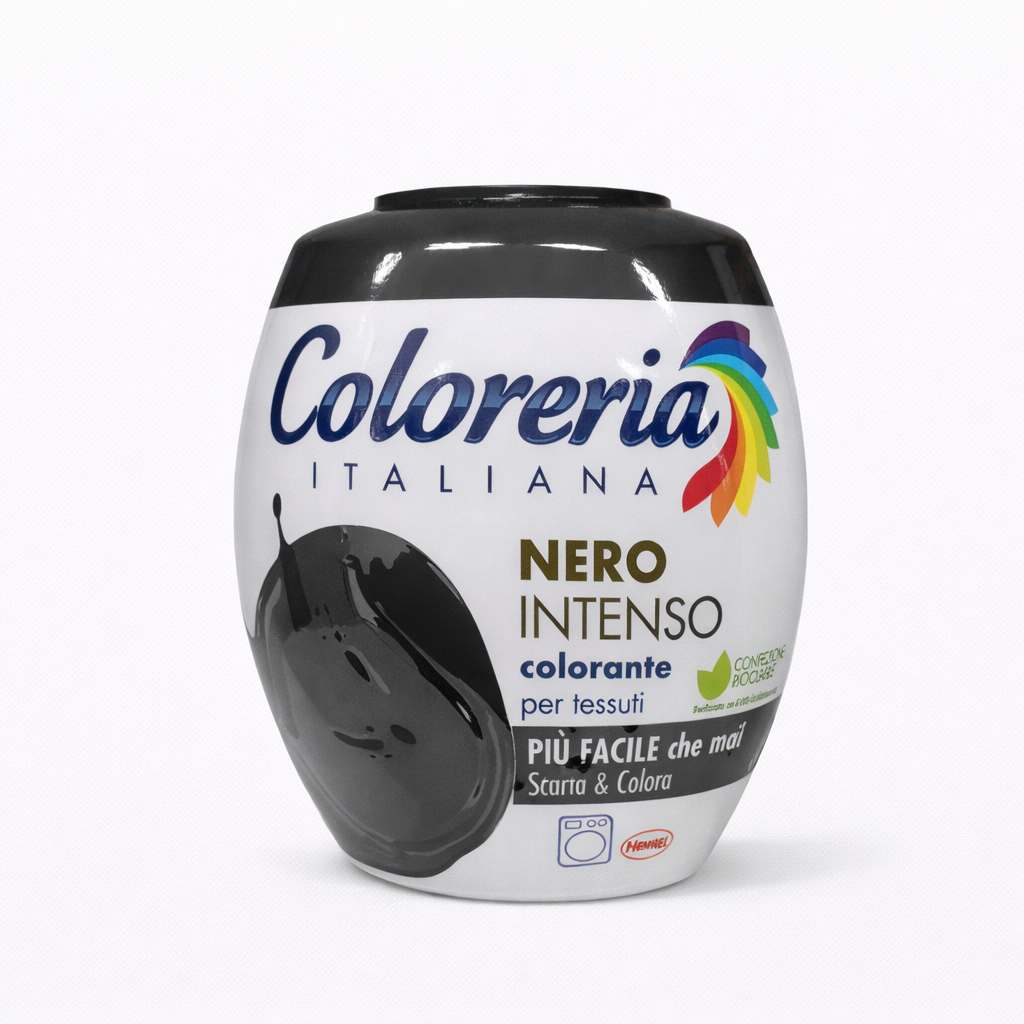Coloreria Italiana Nero Intenso Colorante per Tessuti