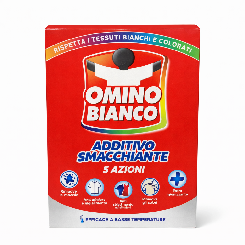 Omino Bianco Additivo Smacchiante 5 Azioni 500 g
