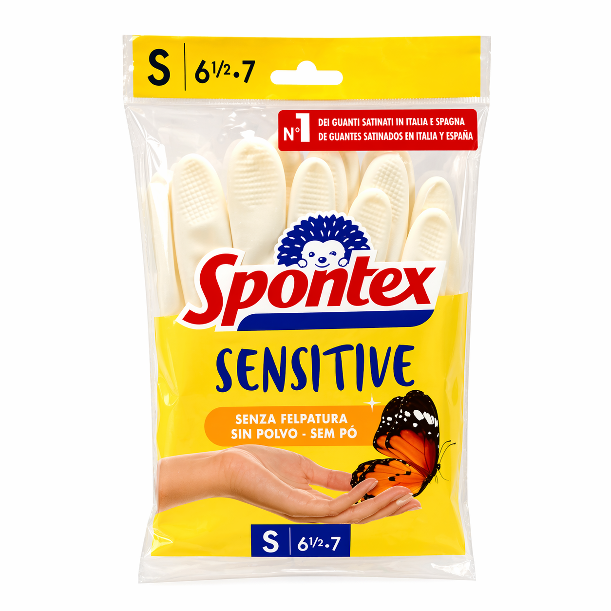 Spontex Sensitive Guanti Lattice Taglia S (6½–7)