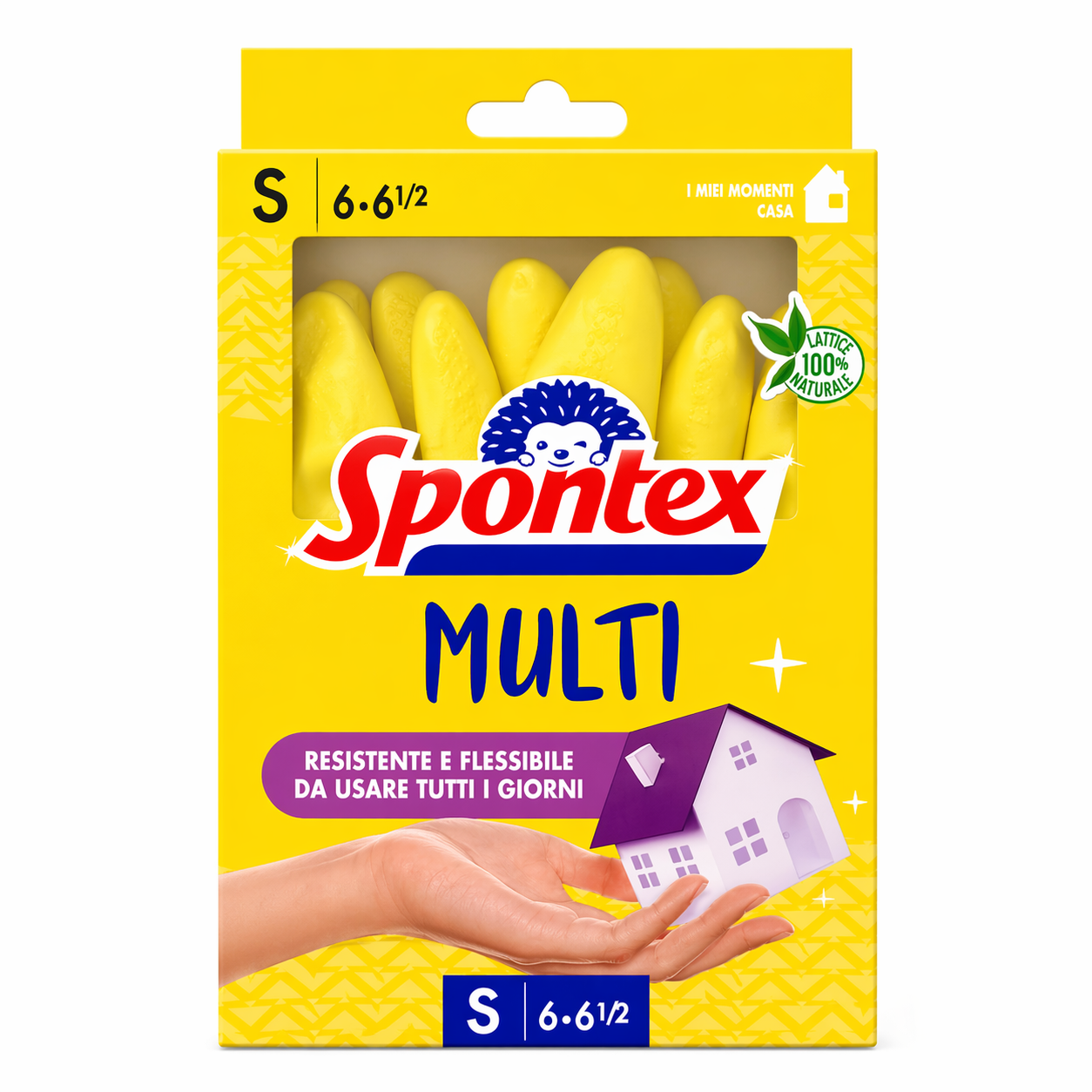 Spontex Multi Guanti Lattice Taglia S (6–6½)