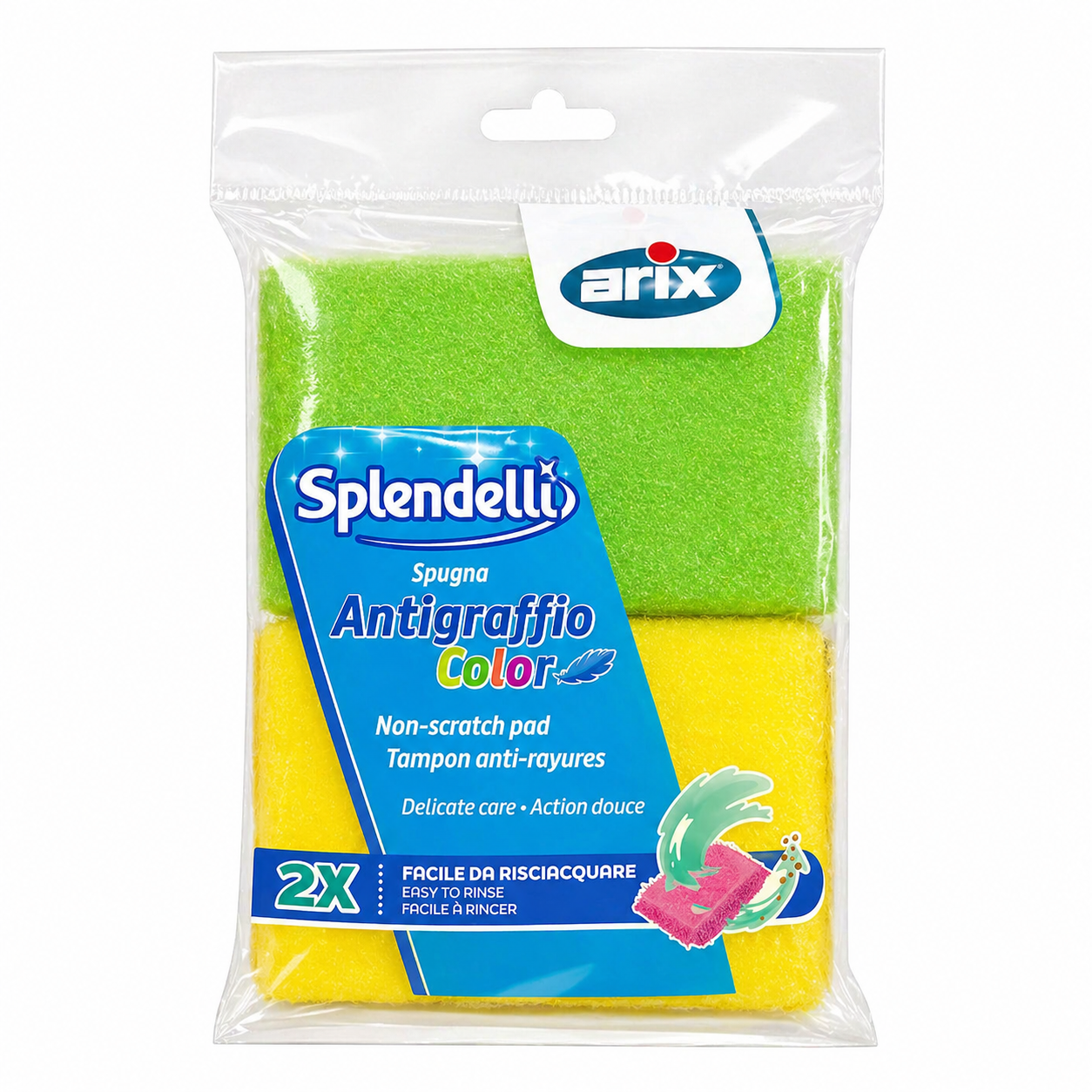 Splendelli Spugna Antigraffio Color | 2pz