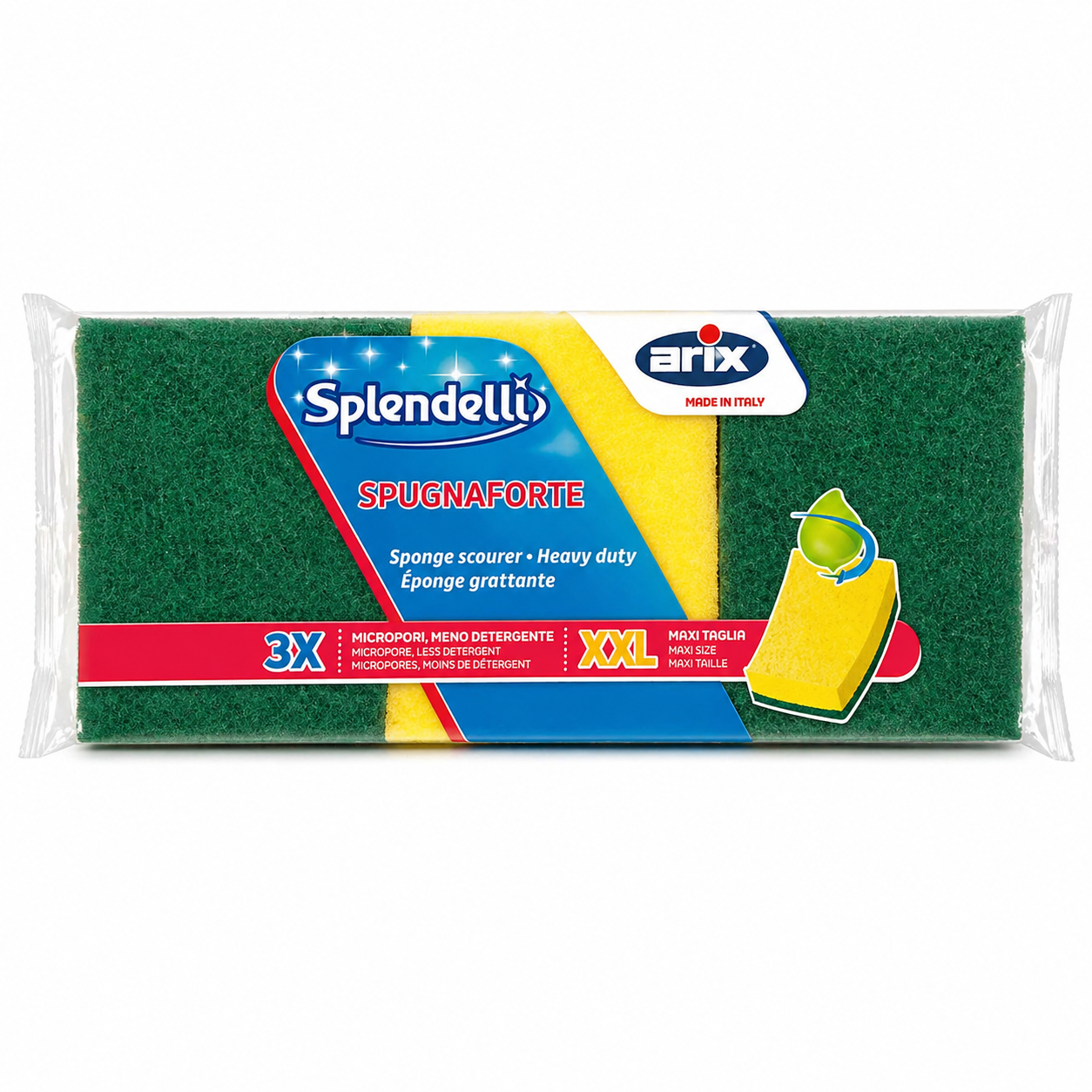 Splendelli Spugnaforte XXL | 3pz