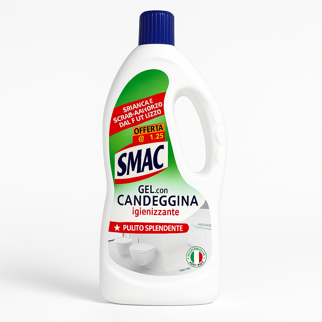 SMAC Gel con Candeggina Igienizzante | 850ml