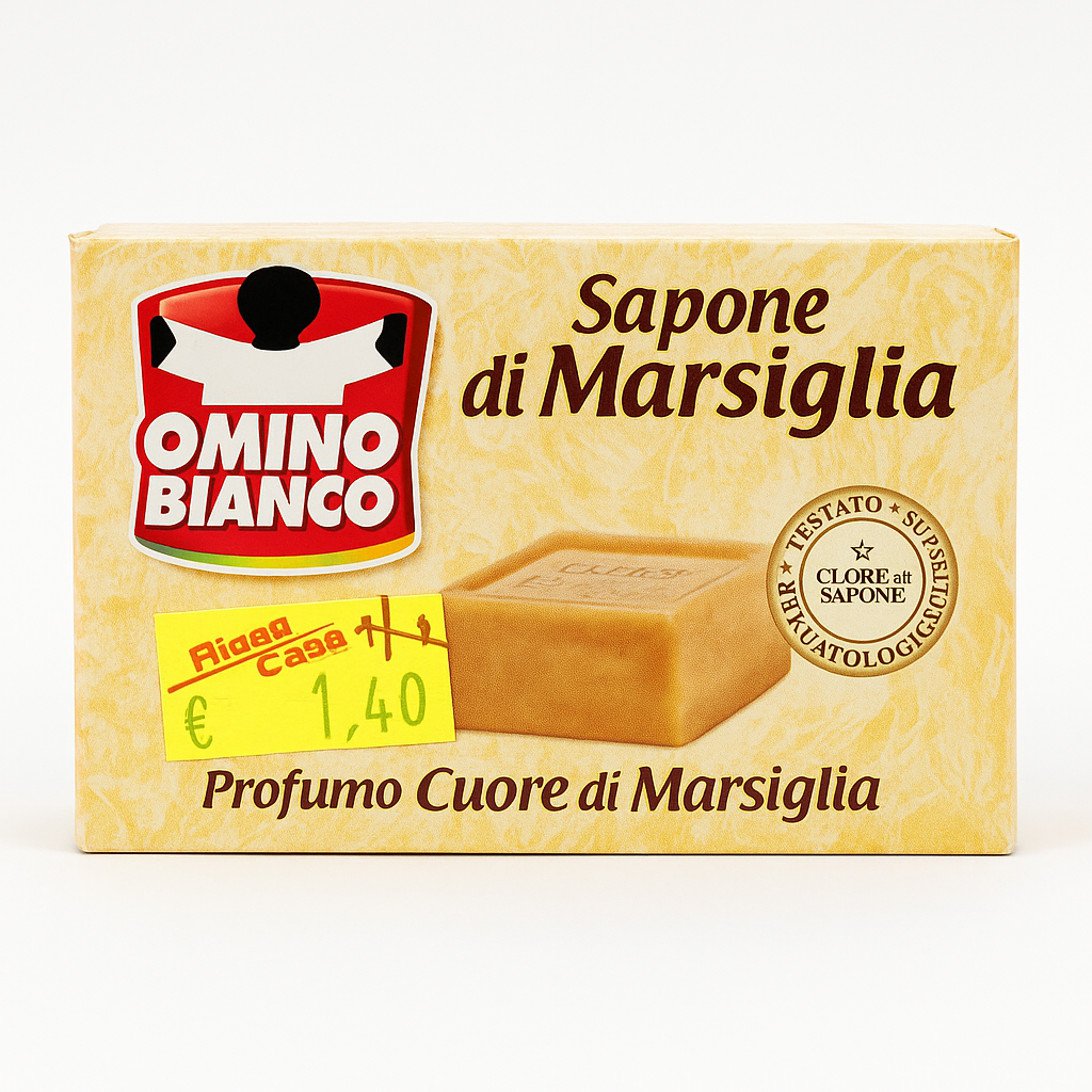 Omino Bianco Sapone di Marsiglia | Cuore di Marsiglia
