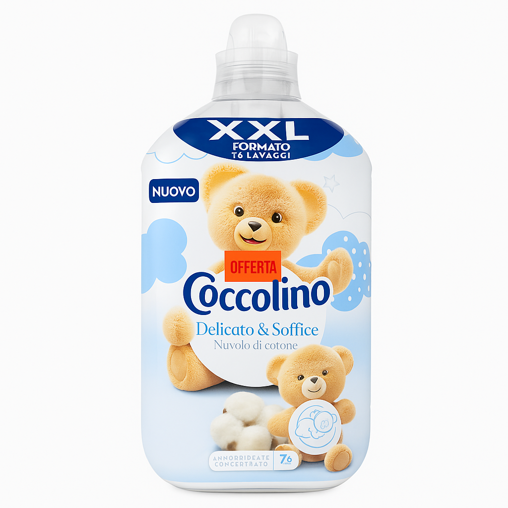 Coccolino Delicato & Soffice Nuvola di Cotone | 76 lavaggi