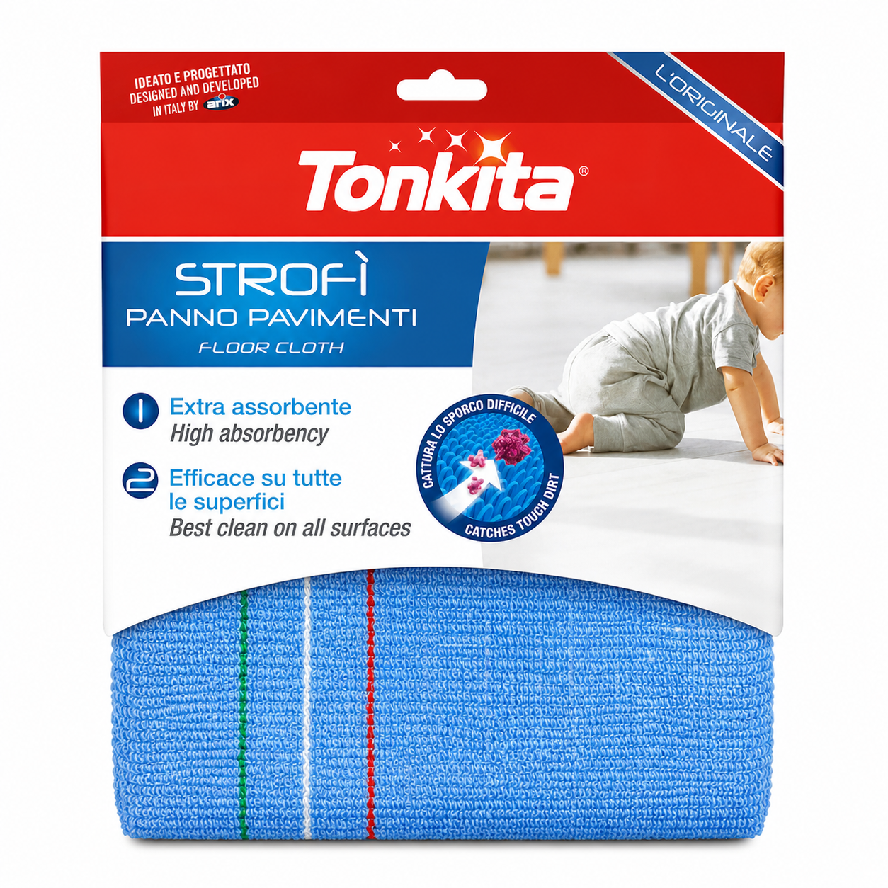 Tonkita Strofì Panno Pavimenti