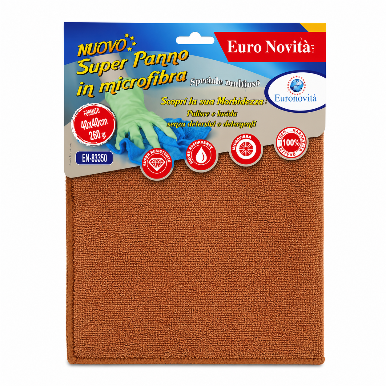 Euronovita Panni Microfibra Set | 30x40 cm