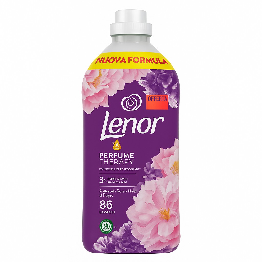 Lenor Perfume Therapy Ametista Rosa e Note di Muschio | 86 lavaggi